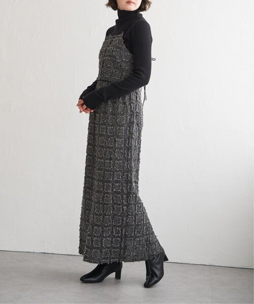 notch.(ノッチ)の「フリンジチェックキャミソール(キャミソール・レディース・ブラック/ブラウン・M)」の19枚目の写真