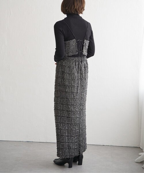 notch.(ノッチ)の「フリンジチェックキャミソール(キャミソール・レディース・ブラック/ブラウン・M)」の22枚目の写真