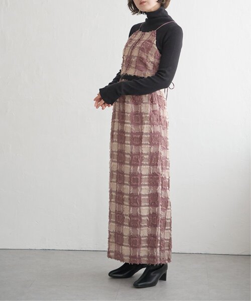 セール】フリンジチェックキャミソール（シャツ/ブラウス