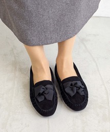 Riz raffinee | グログランリボンモカシン(その他シューズ)