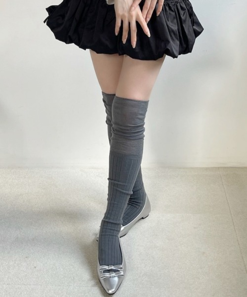 Ada.(エイダ)の「ポインテッドトゥ バレエコア リボンバレエシューズ(バレエシューズ・レディース・ピンク/シルバー/ブラック/ホワイト・38/39/37/36/35)」の22枚目の写真