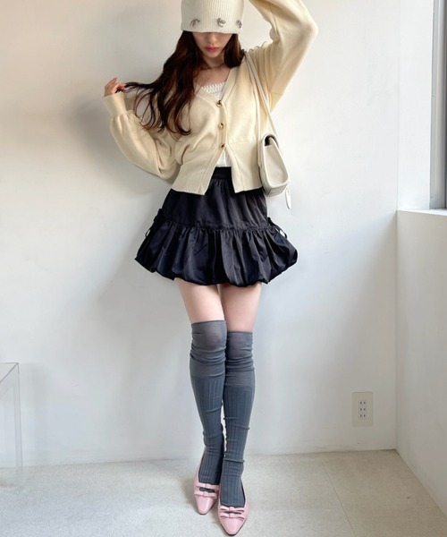 Ada.(エイダ)の「ポインテッドトゥ バレエコア リボンバレエシューズ(バレエシューズ・レディース・ピンク/シルバー/ブラック/ホワイト・38/39/37/36/35)」の18枚目の写真