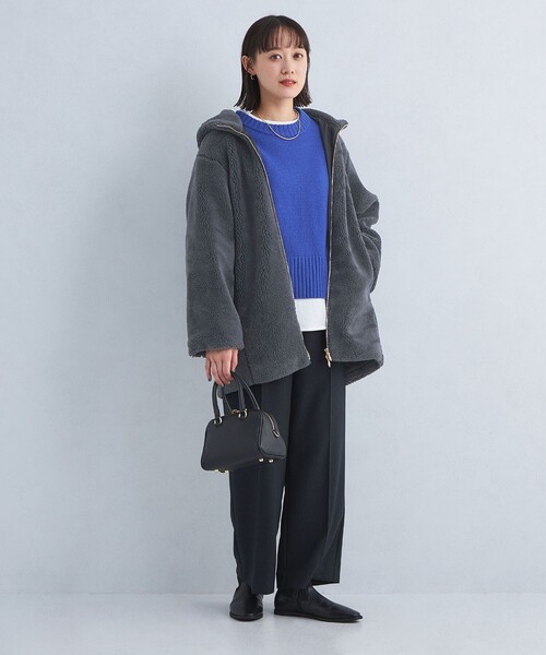 green label relaxing(グリーンレーベルリラクシング)の「冬のニーハイフレアパンツ(その他パンツ・レディース・グレー/ナチュラル/ピンク/ワインレッド/ダークグレー/オレンジ/ケリーグリーン・SHORT/34/36/38/40/TALL)」の15枚目の写真