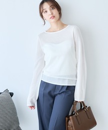 Andemiu | シアービスチェツキニット144317(ニット/セーター)