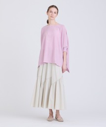 コットンリネンブレンドプルオーバー