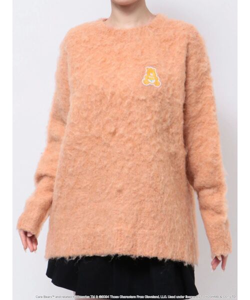 CALNAMUR（カルナムール）の「【Care Bearsコラボ】EMBLEM BRUSHED BIG KNIT/エンブレム ブラッシュド ビッグ ニット（ニット/セーター・レディース・アイボリー/ブルー/オレンジ/ピンク・FREE）」の7枚目の写真