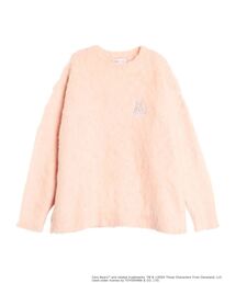 【Care Bearsコラボ】EMBLEM BRUSHED BIG KNIT/エンブレム ブラッシュド ビッグ ニット