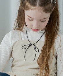 PAIRMANON COEUR | 【PAIRMANON COEUR】ビーズ リボンモチーフネックレス(ネックレス)