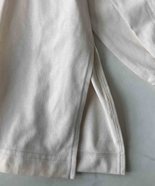 AS KNOW AS plus（アズノゥアズプラス）の「◇フラワー刺繍重ねロゴロンT（Tシャツ/カットソー・レディース・キナリ/スミクロ/オートミール/ブラウン/ブルー/アイボリー系/ベージュ系/グリーン系/ブラック系・FREE）」の20枚目の写真