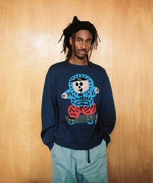 XLARGE | BOY CREWNECK KNIT(ニット/セーター)