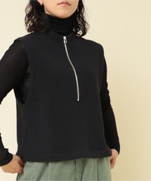 専用　新品未使用　unfil ハーフジップベスト unfil（アンフィル）の「＜unfil(アンフィル）＞ジップアップ