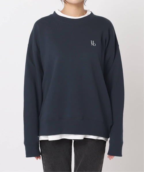 JOURNAL STANDARD relume(ジャーナルスタンダード レリューム)の「《追加/2枚セット》3WAY Tシャツレイヤードスウェット(スウェット・レディース・ネイビー/チャコールグレー・FREE)」の15枚目の写真