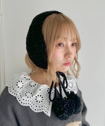 Loueme（ルエム）の「【5色展開】ポンポンリボンニットイヤーマフ（イヤーマフ）」