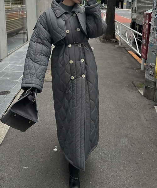 WILLFULLY（ウィルフリー）の「traverse quilting trench detail