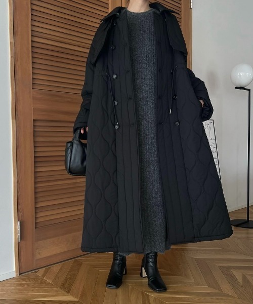 WILLFULLY（ウィルフリー）の「traverse quilting trench detail