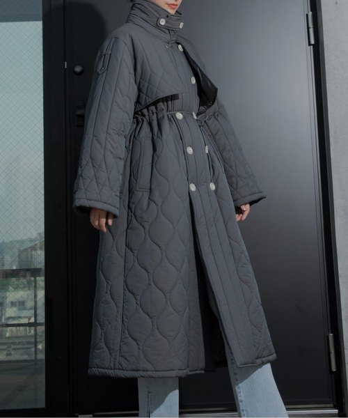 ジャケット・アウター traverse quilting trench detail coat セール】traverse quilting trench detail coat（その他アウター