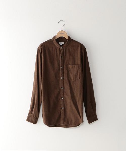 Steven Alan(スティーブンアラン)の「<Steven Alan> TOP/DBY NEL BAND SHT/シャツ◆(シャツ/ブラウス・メンズ・ライトグレー/ダークグレー/ブラウン・MEDIUM/SMALL/LARGE/X-LARGE)」の1枚目の写真