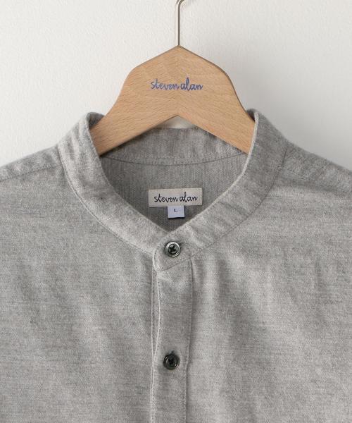 Steven Alan(スティーブンアラン)の「<Steven Alan> TOP/DBY NEL BAND SHT/シャツ◆(シャツ/ブラウス・メンズ・ライトグレー/ダークグレー/ブラウン・MEDIUM/SMALL/LARGE/X-LARGE)」の5枚目の写真