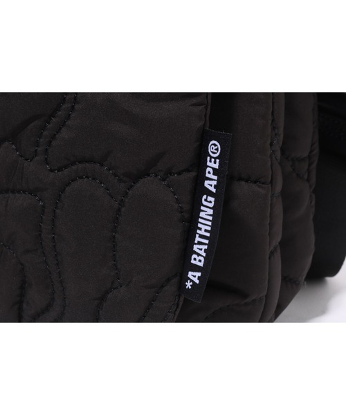 APE ショルダーバッグ A BATHING APE◇ショルダーバッグ/ポリエステル/BLK : セカンド
