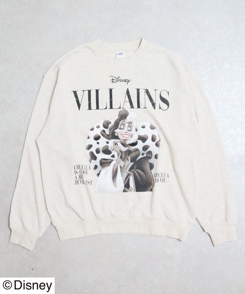 トレーナー スウェット Disney Villains / スウェットプルオーバー レディース Disney トレーナー スウェット Villains / スウェットプル