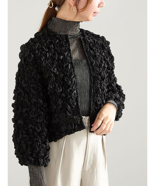 【セール】シャーリングブルゾン（ブルゾン）｜Te chichi（テチチ）