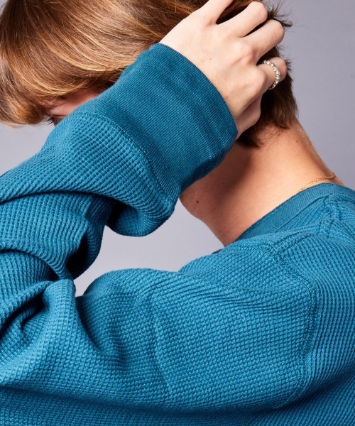 【セール】rehacer : Heavy Cotton Waffle Rib L/S（Tシャツ/カットソー）｜rehacer（レアセル）
