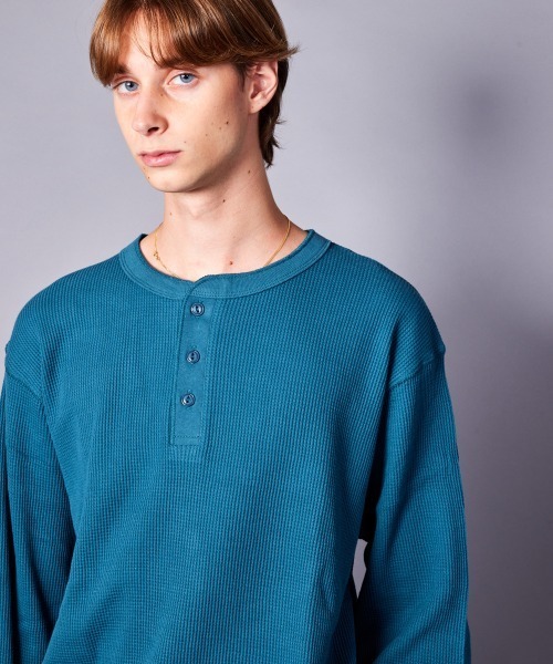 【セール】rehacer : Heavy Cotton Waffle Rib L/S（Tシャツ/カットソー）｜rehacer（レアセル）