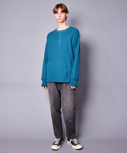 【セール】rehacer : Heavy Cotton Waffle Rib L/S（Tシャツ/カットソー）｜rehacer（レアセル）