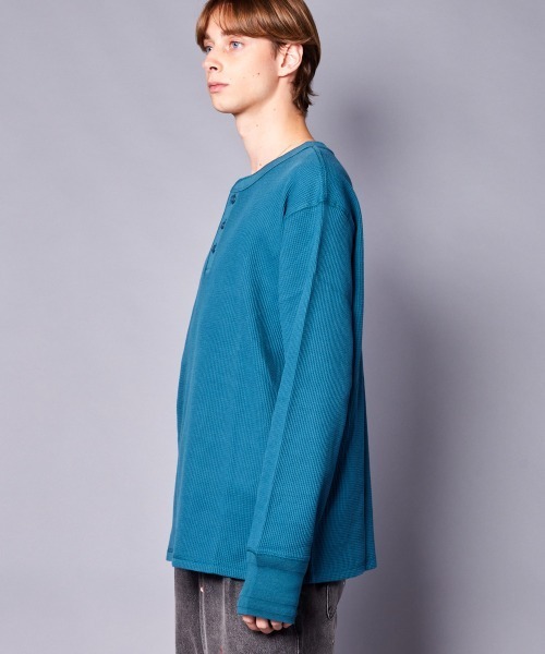 【セール】rehacer : Heavy Cotton Waffle Rib L/S（Tシャツ/カットソー）｜rehacer（レアセル）