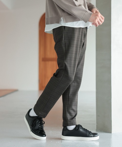 GLOBAL WORK（グローバルワーク）の「スマらくイージーパンツ+WARM/115927（その他パンツ・メンズ・ネイビー/チャコール/グレー/ネイビー系9/グレー系その他7/グレー系その他6/グレー系その他4/ブラック・X-LARGE/LARGE/MEDIUM/SMALL）」の6枚目の写真