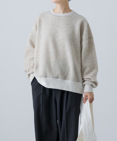 かぐれ 24AW ウールボアプルオーバー ベージュ かぐれ（カグレ）の「ウールボアプルオーバー（Tシャツ