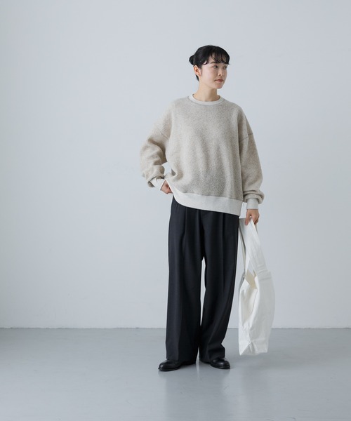 かぐれ ウールボアプルオーバー ベージュ かぐれ（カグレ）の「ウールボアプルオーバー（その他トップス