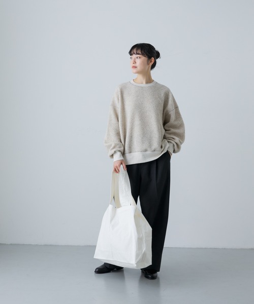 希少✨現行 かぐれ　ボア　プルオーバー　グレー かぐれ｜ボアウールボトルネックプルオーバー - かぐれ(カグレ