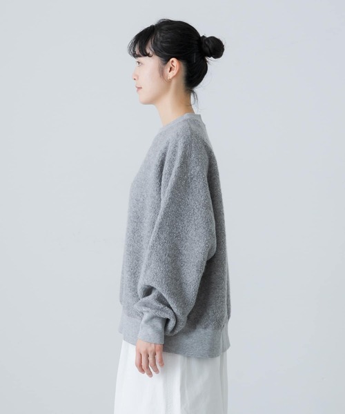 希少✨現行 かぐれ　ボア　プルオーバー　グレー かぐれ（カグレ）の「ウールボアプルオーバー（Tシャツ