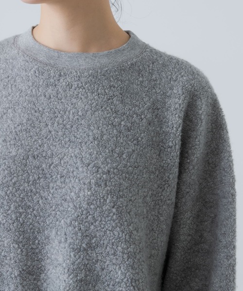 希少✨現行 かぐれ　ボア　プルオーバー　グレー かぐれ（カグレ）の「ウールボアプルオーバー（Tシャツ