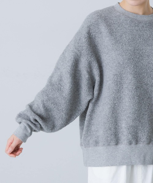 希少✨現行 かぐれ　ボア　プルオーバー　グレー かぐれ（カグレ）の「ウールボアプルオーバー（Tシャツ