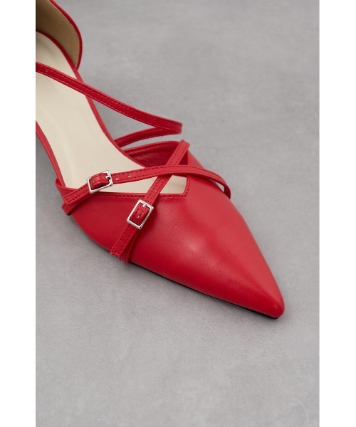 AZUL by moussy（アズールバイマウジー）の「ダブルクロスポインテッドパンプス（パンプス・レディース・ブラック/レッド/シルバー・SMALL/MEDIUM/LARGE）」の20枚目の写真