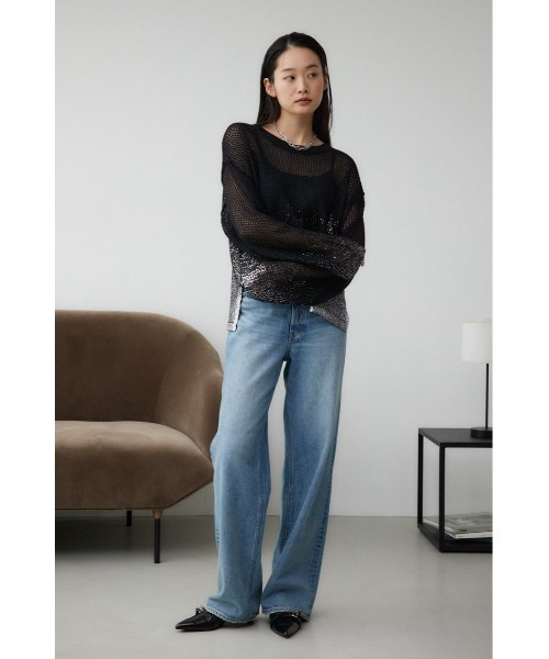 AZUL by moussy（アズールバイマウジー）の「ダブルクロスポインテッドパンプス（パンプス・レディース・ブラック/レッド/シルバー・SMALL/MEDIUM/LARGE）」の5枚目の写真