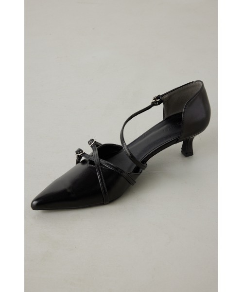 AZUL by moussy（アズールバイマウジー）の「ダブルクロスポインテッドパンプス（パンプス・レディース・ブラック/レッド/シルバー・SMALL/MEDIUM/LARGE）」の12枚目の写真