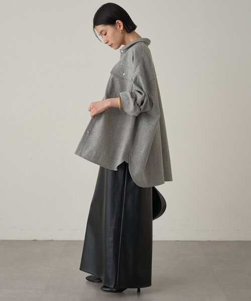 LOUNGEDRESS(ラウンジドレス)の「フェイクレザーキャミワンピース LOUNGEDRESS(ラウンジドレス)の「フェイクレザーキャミワンピース