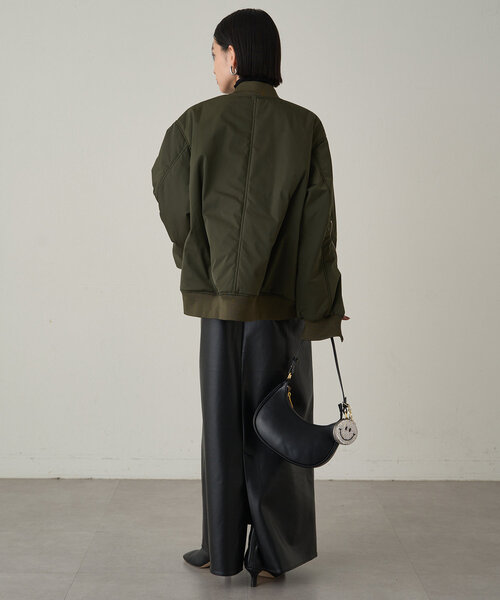 LOUNGEDRESS（ラウンジドレス）の「フェイクレザーキャミワンピース