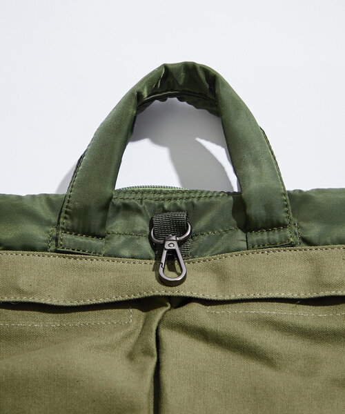 CIAOPANIC（チャオパニック）の「【mi-ry by CIAOPANIC】ヘルメットバッグ（トートバッグ・レディース・オリーブ/ネイビー・FREE）」の10枚目の写真