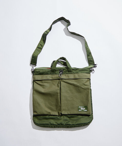 CIAOPANIC（チャオパニック）の「【mi-ry by CIAOPANIC】ヘルメットバッグ（トートバッグ・レディース・オリーブ/ネイビー・FREE）」の13枚目の写真