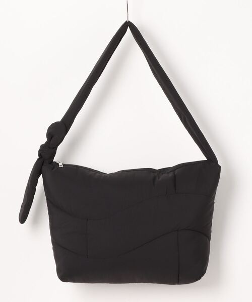 apres jour mignon（アプレジュールミニョン）の「【apresjour mignon】ウェーブパディングショルダー【ZOZOTOWN限定アイテム】（ショルダーバッグ・レディース・ブラック/オフホワイト・フリー）」の6枚目の写真