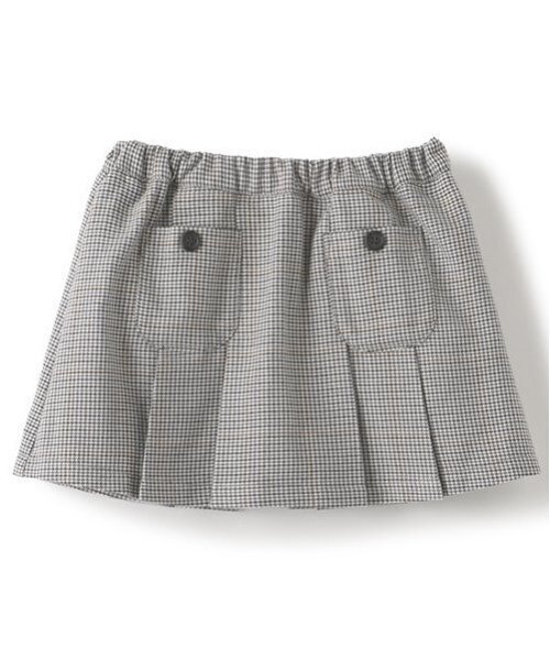 petit main（プティマイン）の「【リンク】チェックプリーツスカパン(キッズ)（スカート・キッズ・ブラック/ブラウン/レッド・90cm/80ｃｍ/130cm/120cm/110cm/100cm）」の7枚目の写真