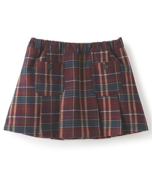 petit main（プティマイン）の「【リンク】チェックプリーツスカパン(キッズ)（スカート・キッズ・ブラック/ブラウン/レッド・90cm/80ｃｍ/130cm/120cm/110cm/100cm）」の8枚目の写真