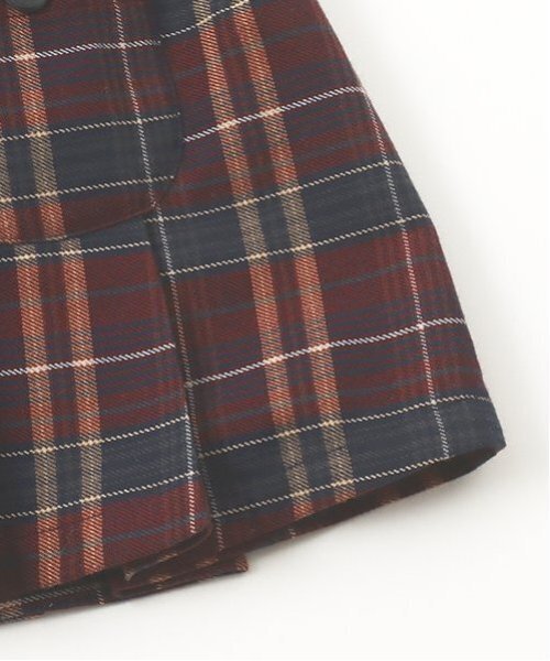 petit main（プティマイン）の「【リンク】チェックプリーツスカパン(キッズ)（スカート・キッズ・ブラック/ブラウン/レッド・90cm/80ｃｍ/130cm/120cm/110cm/100cm）」の10枚目の写真