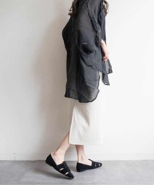 Fabby fabby(ファビィーファビィー)の「ベルトカッターシューズ(パンプス・レディース・シルバー/ブラック/キャメル/ブラック系その他/ブラウン系その他/オフホワイト/ベージュ・SMALL/MEDIUM/LARGE)」の18枚目の写真