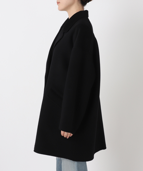 FRAMeWORK（フレームワーク）の「≪追加≫ハミルトンリバーテーラードコート3（その他アウター・レディース・ブラック/チャコールグレー・34/36/38）」の18枚目の写真