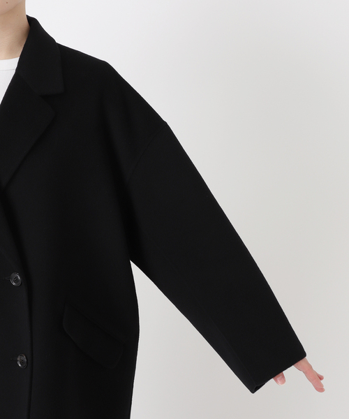 FRAMeWORK（フレームワーク）の「≪追加≫ハミルトンリバーテーラードコート3（その他アウター・レディース・ブラック/チャコールグレー・34/36/38）」の10枚目の写真